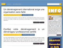 Tablet Screenshot of info-demenagement.com